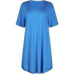 Blaue Skiny Damennachthemden aus Viskose Größe L 
