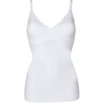 Weiße Casual Skiny Damenunterhemden Größe XXL für den für den Frühling 
