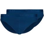 Blaue Skiny Herrenslips & Herrenpanties aus Baumwolle Größe M 2-teilig 