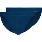 Blaue Skiny Feinripp-Unterhosen aus Baumwolle trocknergeeignet für Herren Größe S 2-teilig 