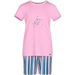 Pinke Lange Kinderschlafanzüge aus Baumwolle für Mädchen Größe 176 2-teilig 