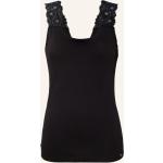 Schwarze Skiny Damenträgerhemden & Damenachselhemden aus Baumwolle Größe M 