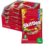 Skittles Süßigkeiten | Fruits | Kaubonbon Party Pack Großpackung | Vegan | 12 Packungen (12 x 208 g)