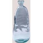 Reduzierte Hellblaue Vintage 50 cm Sklum Vasen & Blumenvasen 50 cm aus Glas 