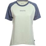 Reduzierte Graue Langärmelige T-Shirts aus Polyester für Damen Größe XS 