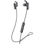 Skullcandy Method Wireless Noise Cancellation Earbuds, Bluetooth Microphone, 8h Battery, Secure FitFin Gels, IPX4 Sweat/Water Resistant, Black/Grey