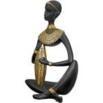 Reduzierte Schwarze Minimalistische 19 cm Afrikanische Skulpturen 