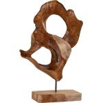 Braune Moderne 60 cm Norrwood Skulpturen & Dekofiguren aus Massivholz 