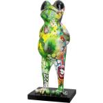 Bunte 31 cm Gilde Frosch Tierfiguren mit Tiermotiv aus Kunststoff 