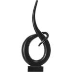 Reduzierte Schwarze LEONARDO Skulpturen & Dekofiguren aus Glas 