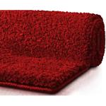 Rote Badematten & Duschvorleger aus Textil 