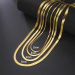 Skyrim Edelstahl Schlangenkette Halskette für Damen Herren Minimalistisch Goldfarben Halsband Ketten Trend Schmuck Geschenk