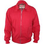 Reduzierte Rote Harrington-Jacken mit Reißverschluss für Herren Größe L 