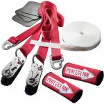 Slackline-Tools - Clip'n Slack Set 15 m - Slackline Gr 15 m rot/weiß