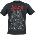 Schwarze Slayer Rundhals-Ausschnitt T-Shirts für Herren Größe XXL für Festivals 