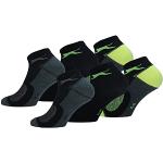 Slazenger 6 Paar Knöchellange Socken - Baumwollpiquet - Jede Verwendung - Herren (Mehrfarbig (schwarz-gelb), 39-42)