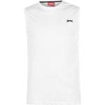 Weiße Casual Slazenger T-Shirts aus Baumwolle für Herren Größe S 