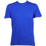 Royalblaue Unifarbene Kurzärmelige Slazenger T-Shirts maschinenwaschbar für Herren Größe XL 