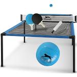 Slazenger Tischtennisplatte- Ping Pong Tisch - leicht und kompakt - Blau / Schwarz - 240 x 120 x 63,5 cm
