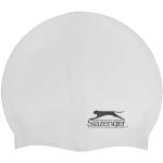 Slazenger Unisex Silicone Schwimmhaube Weiß One Size