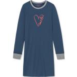 Blaue Schiesser Kindernachthemden & Kindernachtkleider aus Baumwolle für Mädchen Größe 140 