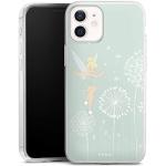 DeinDesign Peter Pan Tinkerbell iPhone 12 Mini Hüllen Art: Slim Cases mit Blumenmotiv durchsichtig aus Silikon mini 