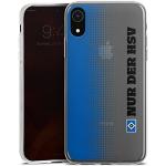 DeinDesign Hamburger SV iPhone XR Cases Art: Slim Cases durchsichtig aus Silikon 