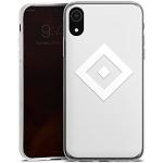 DeinDesign Hamburger SV iPhone XR Cases Art: Slim Cases durchsichtig aus Silikon 