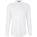 Weiße HUGO BOSS BOSS Slim Fit Hemden aus Baumwolle für Herren Größe S 