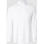 Weiße Strellson Slim Fit Hemden aus Baumwollmischung für Herren Größe S 