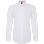 Weiße HUGO BOSS HUGO Kentkragen Hemden mit Kent-Kragen aus Baumwollmischung für Herren 