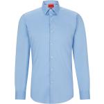 Blaue HUGO BOSS HUGO Kentkragen Hemden mit Kent-Kragen aus Baumwollmischung für Herren 