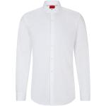 Weiße Elegante HUGO BOSS HUGO Slim Fit Hemden aus Baumwolle für Herren 