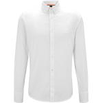 Reduzierte Weiße HUGO BOSS BOSS Bio Button Down Kragen Slim Fit Hemden aus Baumwolle für Herren Größe XS für den für den Frühling 