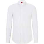 Weiße HUGO BOSS HUGO Slim Fit Hemden aus Polyamid für Herren für den für den Frühling 