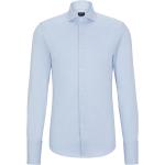 Hellblaue Elegante HUGO BOSS BOSS Hemden mit Umschlagmanschette aus Baumwolle für Herren 