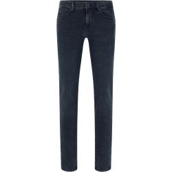 Slim-Fit Jeans aus besonders weichem italienischem Denim in Dunkelblau