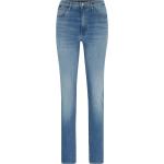 Hellblaue HUGO BOSS BOSS Slim Fit Jeans aus Baumwolle für Damen Größe XS Weite 29, Länge 32 