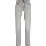 Hellgraue HUGO BOSS HUGO Nachhaltige Slim Fit Jeans aus Baumwolle für Herren Weite 29, Länge 30 