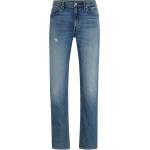 Blaue HUGO BOSS HUGO Slim Fit Jeans aus Baumwolle für Herren Weite 30, Länge 32 