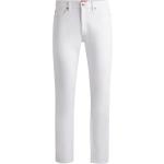Weiße HUGO BOSS HUGO Slim Fit Jeans aus Baumwolle für Herren Weite 29, Länge 30 