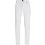 Weiße HUGO BOSS BOSS Slim Fit Jeans aus Baumwolle für Herren Weite 30, Länge 30 