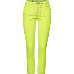 Gelbe Unifarbene CECIL Slim Fit Jeans aus Denim für Damen 