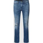 Slim Fit Jeans mit Stretch-Anteil Modell 'Delaware' 34/36 men Dunkelblau