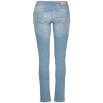 Reduzierte Hellblaue Pepe Jeans New Brooke Slim Fit Jeans aus Denim für Damen Größe XS 