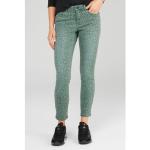 Reduzierte Grüne Bestickte Soccx Slim Fit Jeans aus Denim für Damen Größe XXL 