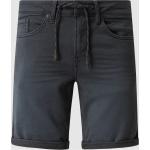 Schwarze Garcia Jeans-Shorts aus Baumwollmischung für Herren 