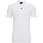 Weiße Gestreifte HUGO BOSS BOSS Herrenpoloshirts & Herrenpolohemden aus Baumwolle Größe XL 