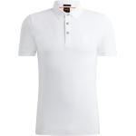 Weiße HUGO BOSS BOSS Nachhaltige Herrenpoloshirts & Herrenpolohemden aus Baumwolle Größe XL 