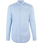 Hellblaue Elegante HUGO BOSS BOSS Slim Fit Hemden aus Baumwollmischung für Herren 